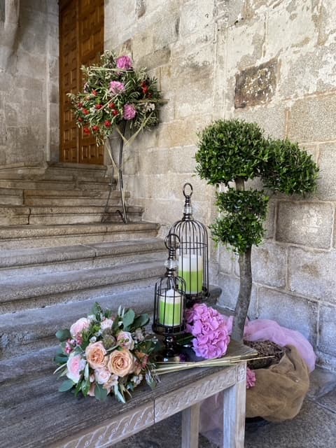 Detalles florales boda en Ourense - Floristería Drácena