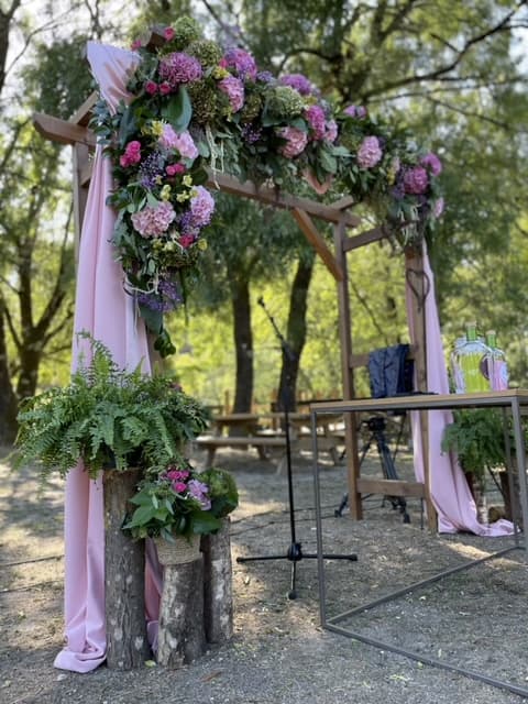 Decoración flores boda en Ourense - Floristería Drácena