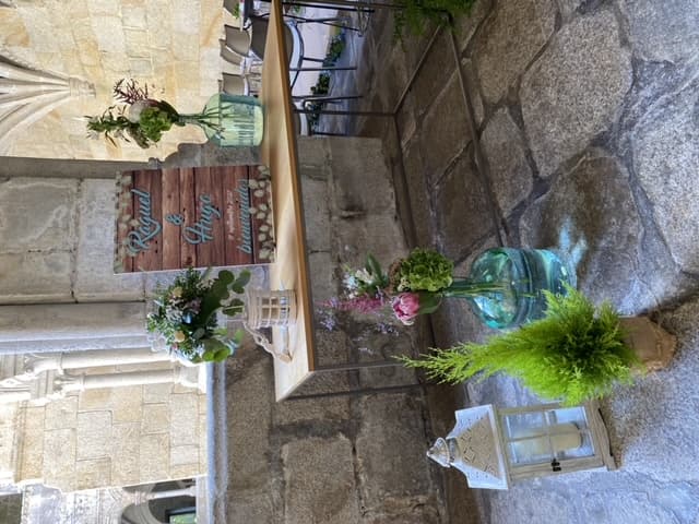   Decoración floral boda iglesia en Ourense - Floristería Drácena
